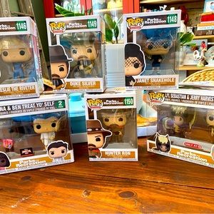 Parks& Rec Funko Pop Set